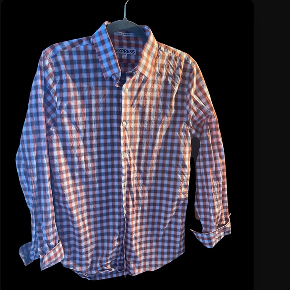 Express Men’s L/S Slim Fit Button Down Shirt - Picture 2 of 6